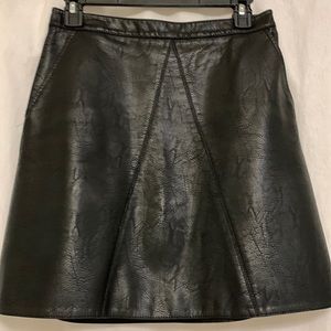 Leather Mini Skirt